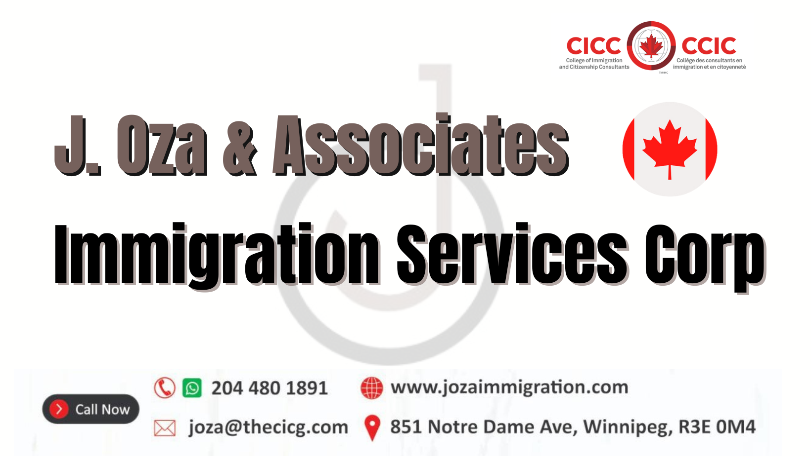 J. Oza & Associates Immigration Services Corp