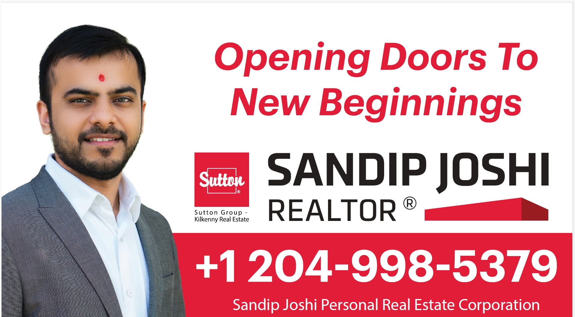 Sandip Joshi, Realtor
